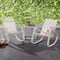 Modway Traveler Rocking Lounge Chair Outdoor Patio Mesh Sling Set of 2-EEI-3180